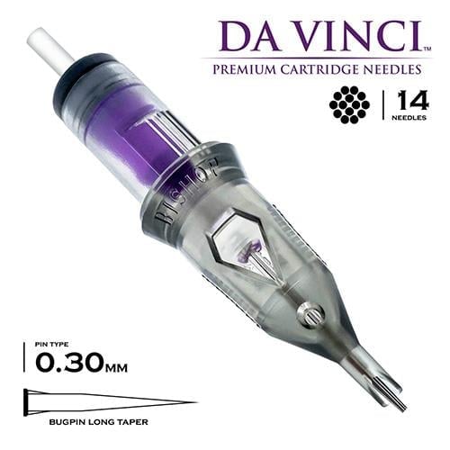 Bishop DaVinci V2 1014 RLLT 14RL Long Taper Kartuş Dövme İğnesi 20 Adet