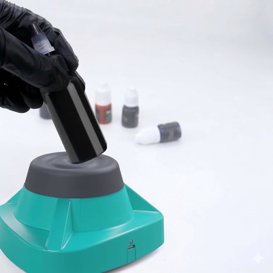 Ink Mixer Makinesi Fişli - Mavi