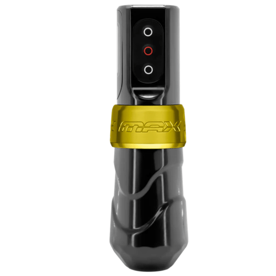 FK Irons Flux Max Gold Stealth 4.0mm Stroke Tek Bataryalı Kablosuz Dövme Makinesi - Gold