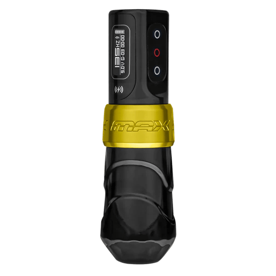 FK Irons Flux Max Gold Stealth Çift Bataryalı Kablosuz Dövme Makinesi 4.5mm Stroke