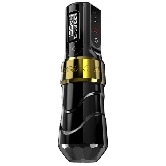 FK Irons Flux Max Gold Stealth 4.0mm Stroke Tek Bataryalı Kablosuz Dövme Makinesi