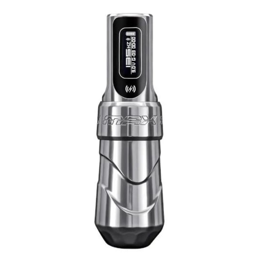 FK Irons Flux Max Blade 4.0mm Stroke Çift Bataryalı Kablosuz Dövme Makinesi - Gri