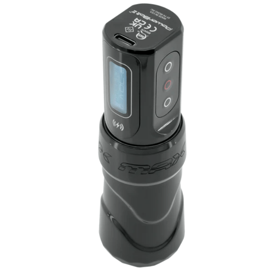 FK Irons Flux Max Stealth 3.2mm Stroke Çift Bataryalı Kablosuz Dövme Makinesi - Siyah
