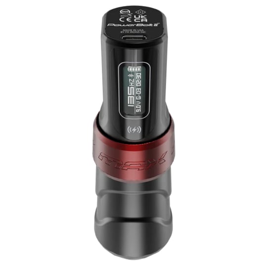 FK Irons Flux Max Yomico 3.2mm Stroke Çift Bataryalı Kablosuz Dövme Makinesi - Yomico Edition