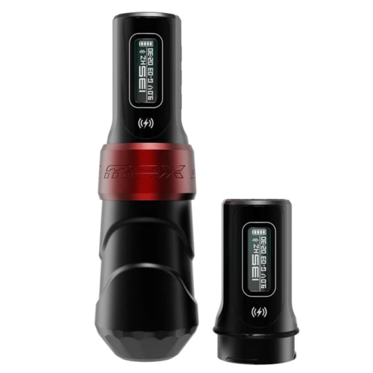 FK Irons Flux Max Yomico 3.2mm Stroke Çift Bataryalı Kablosuz Dövme Makinesi - Yomico Edition