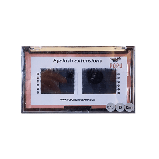 Flat 0.15 D 12mm İpek Kirpik