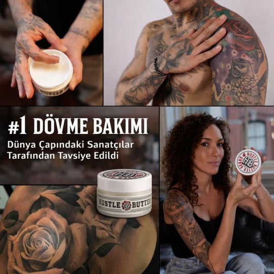 Hustle Butter Deluxe Tattoo Aftercare - 1oz/30ml Dövme Bakım Kremi