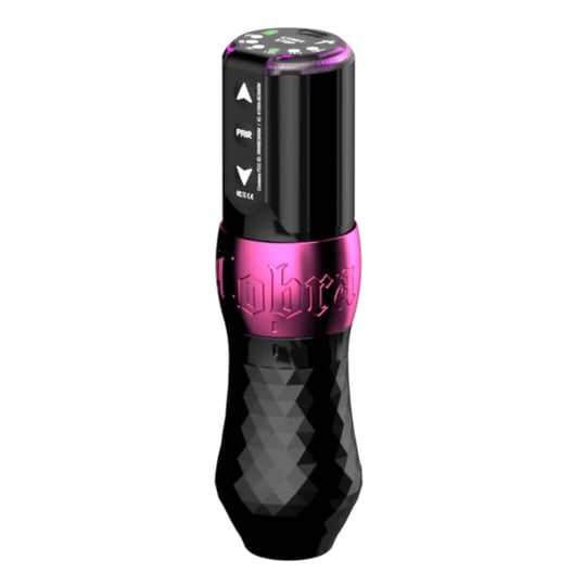 Ink Machines Cobra Kablosuz Dövme Makinesi Seductive Pink 37 mm Grip Çap