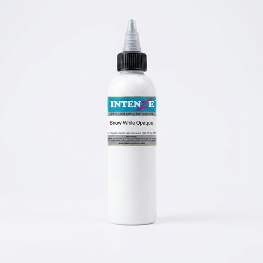 Intenze Snow White Opaque Beyaz Dövme Boyası 4oz - 120ml