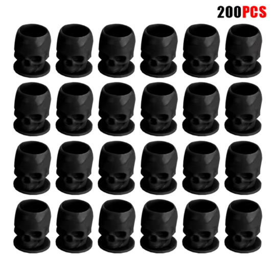 Kuru Kafa Boya Potası Siyah - 17*20 mm 200 Adet