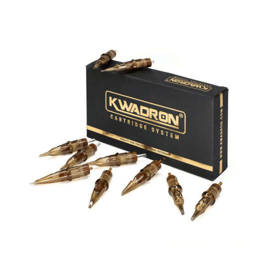 Kwadron 0803 RSLT 3 RS 0.25 mm Round Shader Long Taper Kartuş Dövme İğnesi 20 Adet