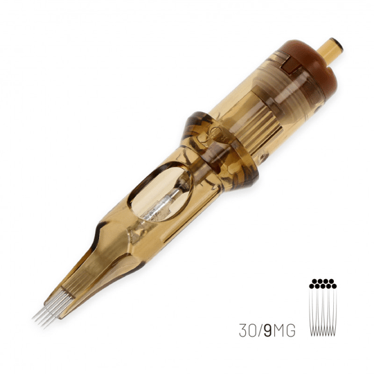 Kwadron 1009 MGLT 9 MGLT 0.30 mm Magnum Long Taper Kartuş Dövme İğnesi 20 Adet