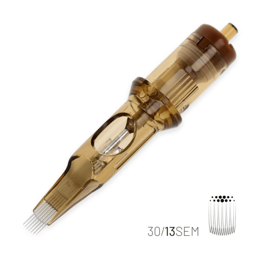 Kwadron 1013 SEMLT 13 SEMLT 0.30 mm Soft Edge Magnum Long Taper Kartuş Dövme İğnesi 20 Adet