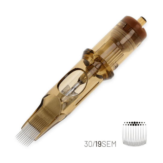 Kwadron 1019 SEMLT 19 SEMLT 0.30 mm Soft Edge Magnum Long Taper Kartuş Dövme İğnesi 20 Adet