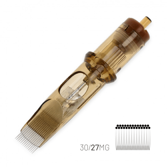 Kwadron 1027 MGLT 27 MGLT 0.30 mm Magnum Long Taper Kartuş Dövme İğnesi 20 Adet