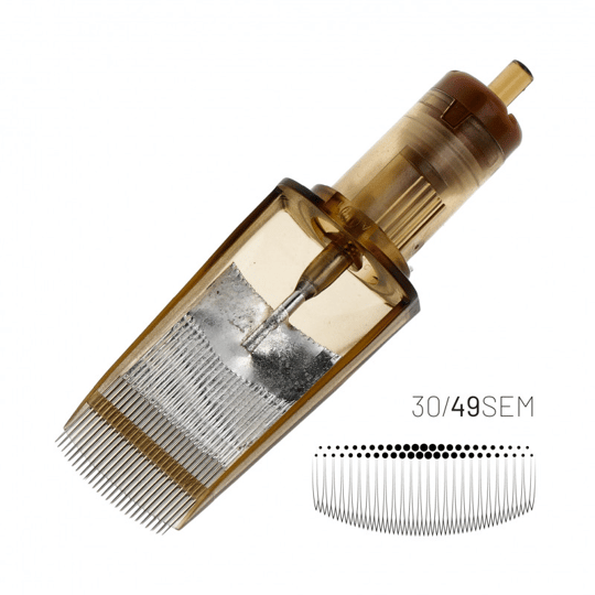 Kwadron 1049 CSEMLT 49 CSEM 0.30 mm Combat Soft Edge Magnum Long Taper Kartuş Dövme İğnesi 16 Adet