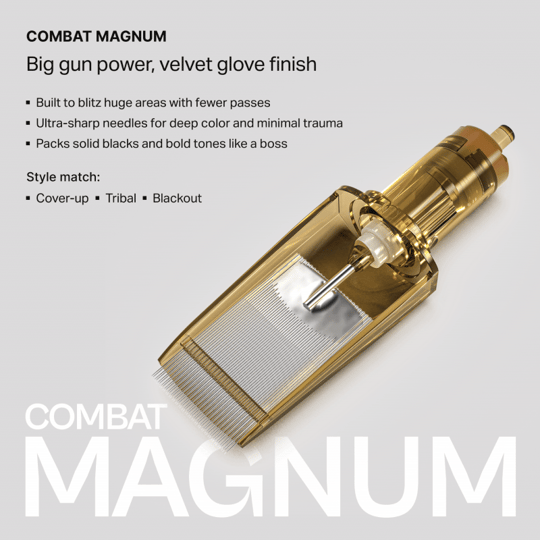 Kwadron 1049 CSEMLT 49 CSEM 0.30 mm Combat Soft Edge Magnum Long Taper Kartuş Dövme İğnesi 16 Adet