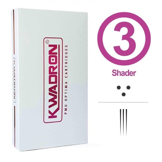 Kwadron PMU Optima 25/3 RSPT-T Round Shader Point Taper - Kartuş PMU İğnesi