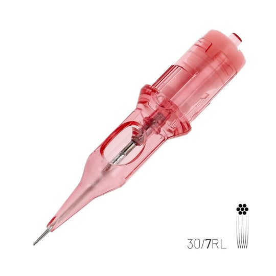 Kwadron PMU Optima 30/7 RLLT Round Liner Long Taper - Kartuş PMU İğnesi