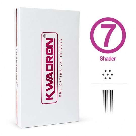 Kwadron PMU Optima 30/7 RSPT Round Shader Point Taper - Kartuş PMU İğnesi