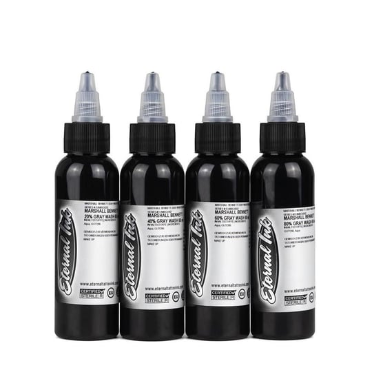 Marshall Bennett Gray Wash 4'lü Set - Eternal Ink - 4oz/120ml