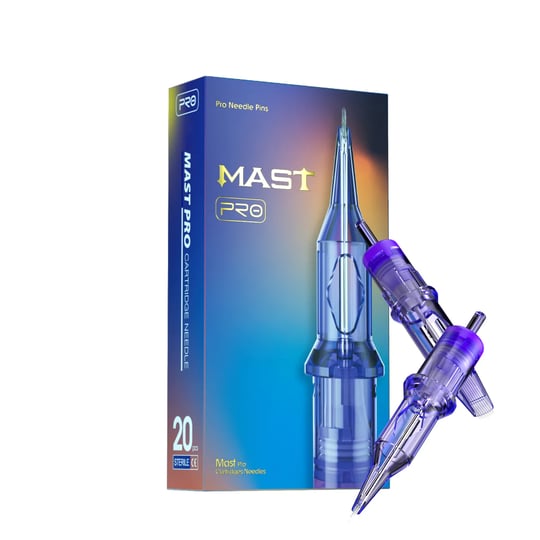 Mast Pro 0801 1RL Long Taper Kartuş Dövme İğnesi 20 Adet