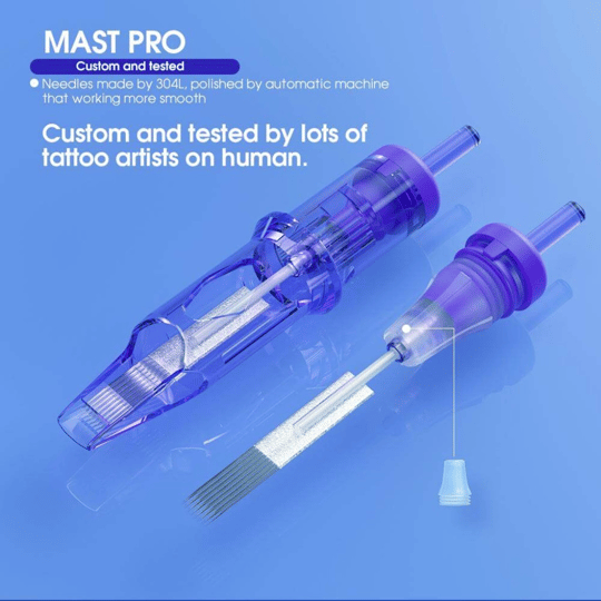 Mast Pro 1205RM-2 5 RM 0.35mm Round Magnum Medium Taper Kartuş Dövme İğnesi 20 Adet
