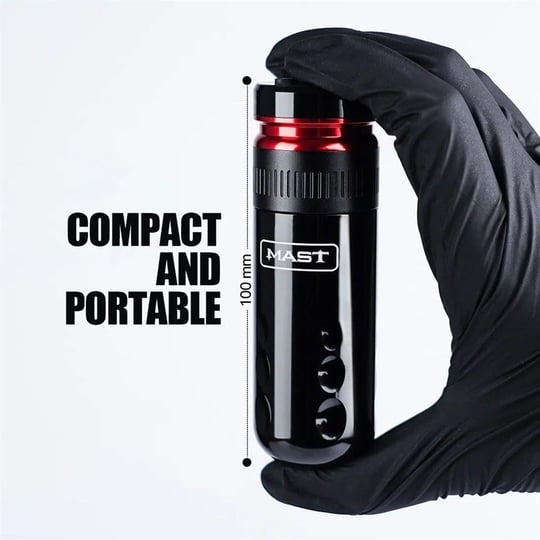 Mast Racer 4.0 mm Stroke Çift Değiştirilebilir Bataryalı Kablosuz Pen Dövme Makinesi