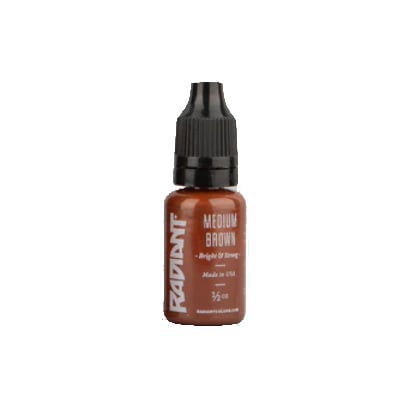 Medium Brown - Radiant Tattoo Dövme Boyası - 0,5oz/15ml