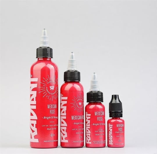 Radiant Colors Mexican Rose Kırmızı Dövme Boyası 1oz - 30ml