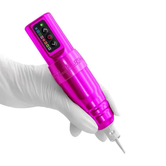 Microbeau Flux S Wireless PMU&Tattoo Machine Bubblegum with Powerbolt