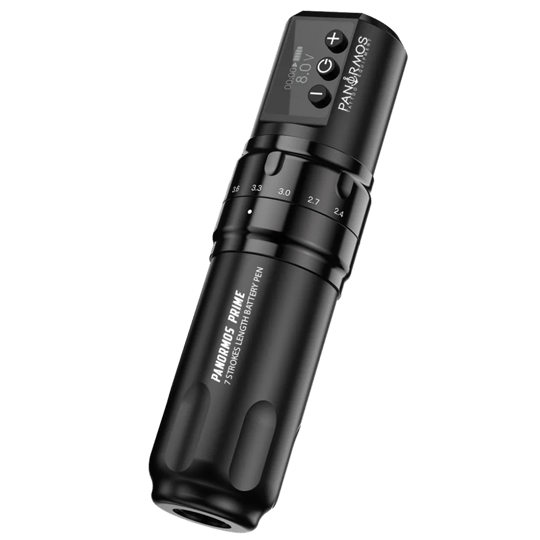 Panormos Prime 10. Yıl Özel Seri Ayarlanabilir Stroke Kablosuz Dövme Makinesi – 2 Bataryalı | Siyah