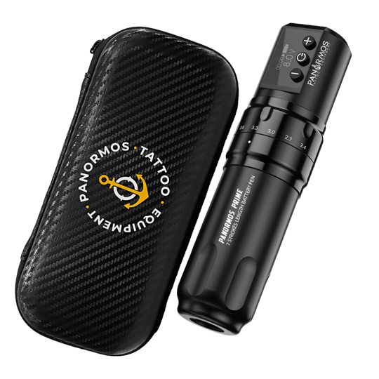 Panormos Prime 10. Yıl Özel Seri Ayarlanabilir Stroke Kablosuz Dövme Makinesi – 2 Bataryalı | Siyah