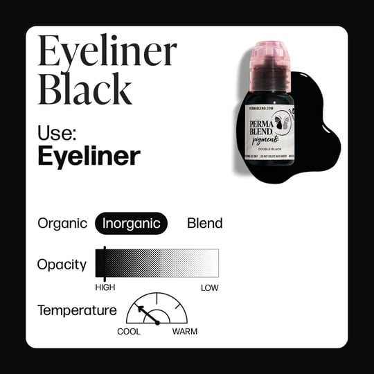 Perma Blend Eyeliner Black Soğuk Alt Tonlu Siyah Eyeliner Pigmenti 15ml