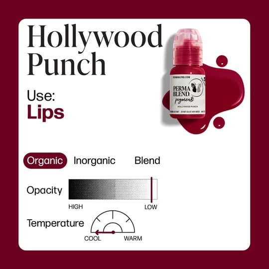 Perma Blend Hollywood Punch Kalıcı Makyaj Dudak Pigmenti 15ml