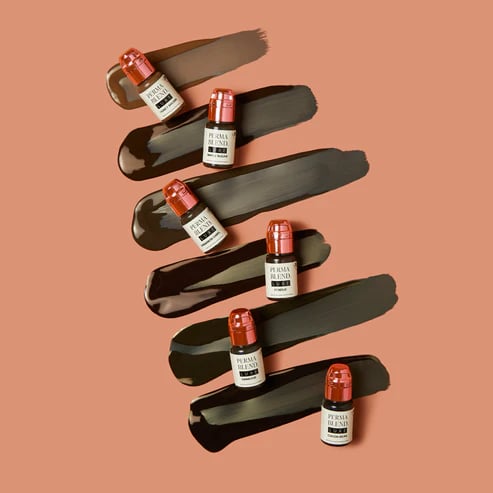 Perma Blend Luxe Chocolate Collection by Amina Sadiq – 6lı Kaş Pigment Seti – 15 ml