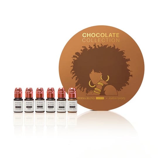Perma Blend Luxe Chocolate Collection by Amina Sadiq – 6lı Kaş Pigment Seti – 15 ml