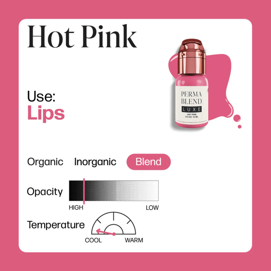 Perma Blend Luxe Hot Pink Kalıcı Makyaj Dudak Pigmenti 15ml