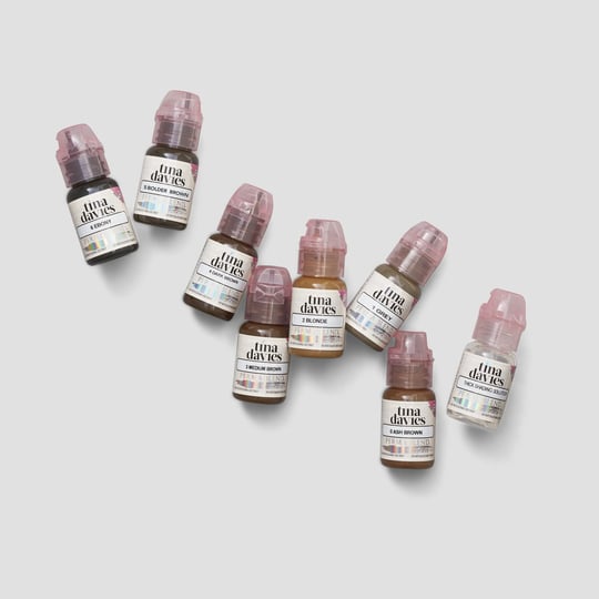 Perma Blend - Tina Davies I Love Ink Eyebrow Collection - 8x 15 ml