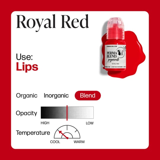 Perma Blend Royal Red Kalıcı Makyaj Dudak Pigmenti 15ml