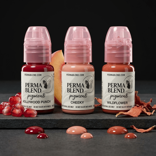 Perma Blend Vava Voom Lip Kit 3lü Kalıcı Makyaj Dudak Pigmenti Seti 3x15ml