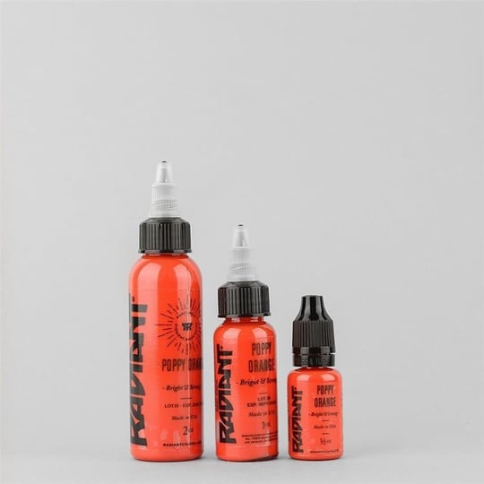 Poppy Orange -Radiant Tattoo Dövme Boyası  - 1oz/30ml