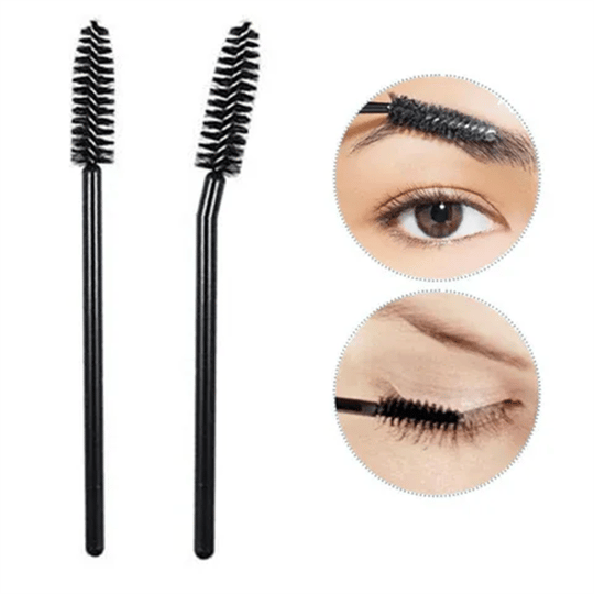 Popu Disposable Eyelash Brush Pink 50 Adet