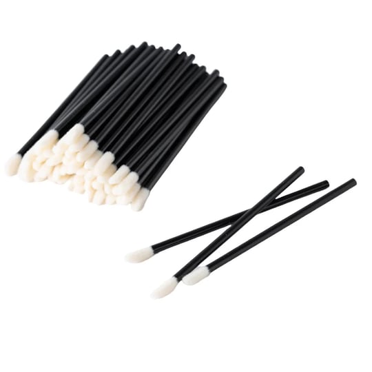 POPU Tek Kullanımlık Dudak Fırçası - Siyah - 50 Adet