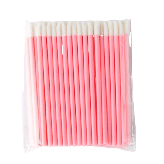 POPU Disposable Lip Brush Pink 50 Adet