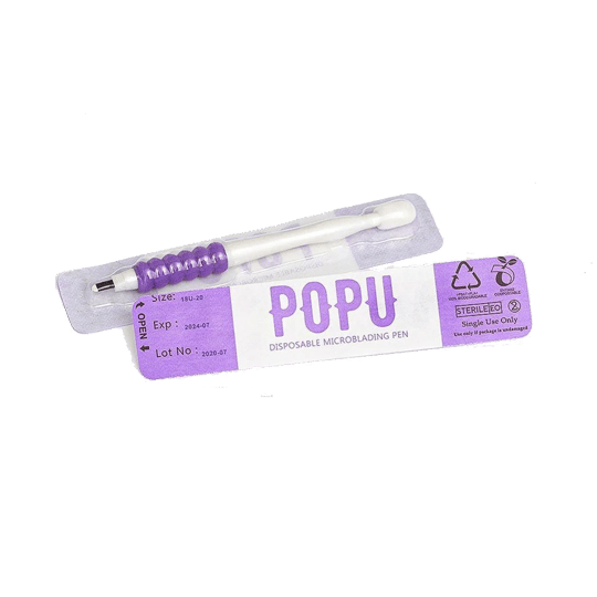 Popu Disposable Microblading Pen With Memory Foam 12 Adet (16F-18)