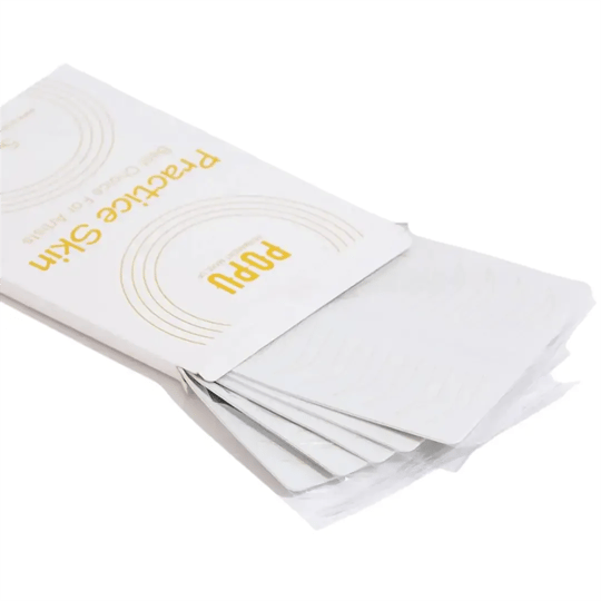 Popu Double Side PMU Practice Pads (5 Adet) Nano Stroke - Kaş Deneme Derisi
