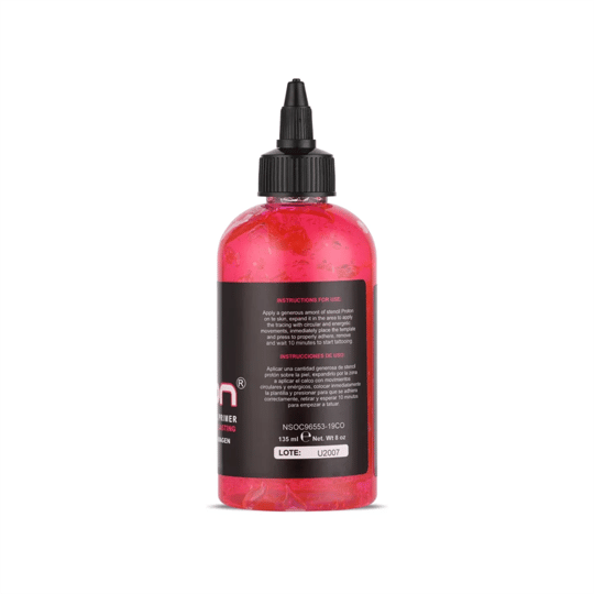 Proton Pink Stencil Prime Gel 8 oz / 240 ml Transfer Jeli