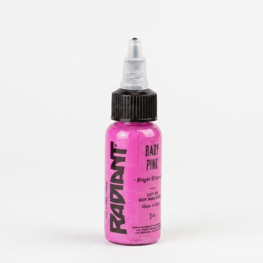 Radiant Colors Baby Pink Pastel Pembe Dövme Boyası 1oz - 30ml