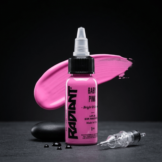 Radiant Colors Baby Pink Pastel Pembe Dövme Boyası 1oz - 30ml